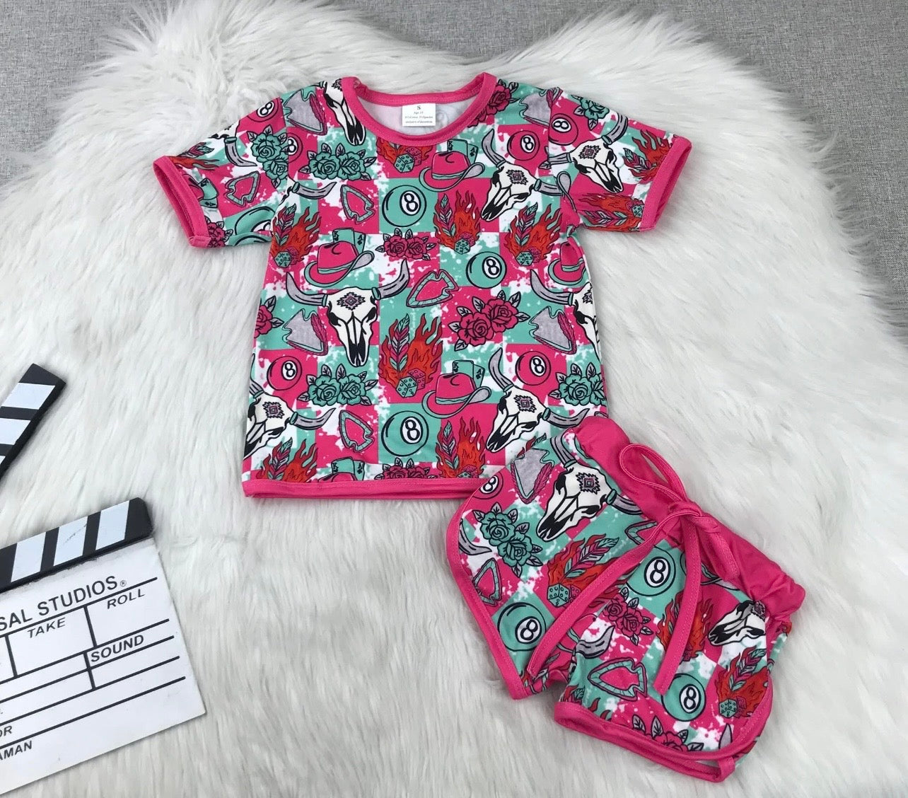 Retro Pink Girl Set